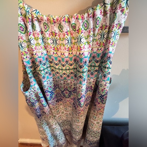 👗 Rachel Ashwell Summer Floral Sheath Dress - Size 10 🌸 - Picture 5 of 12